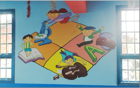 甘孜州幼儿园墙体手绘