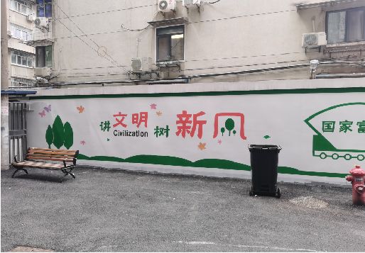甘孜州社区墙绘